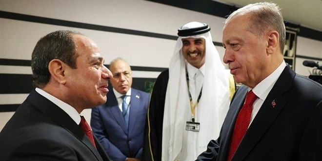Sisi'den, Cumhurbaşkanı Erdoğan'a 'geçmiş olsun' telefonu