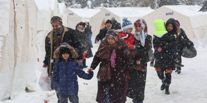 Depremden etkilenen 10 ilin hava durumu