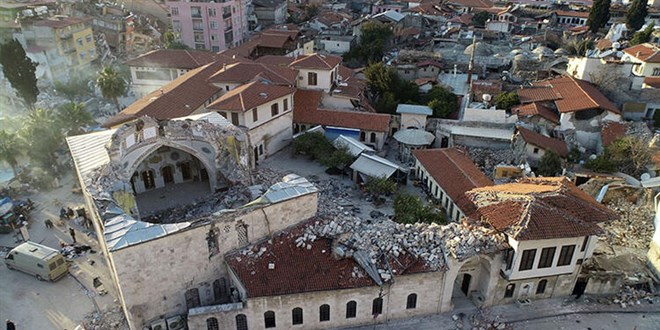 14 asırlık Habib-i Neccar Camisi depremde yıkıldı