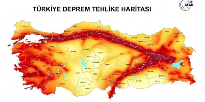 Trkiye, deprem konusunda dnyann 5. tehlikeli lkesi