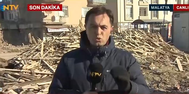 Enkazlardaki araçların mazotları dondu