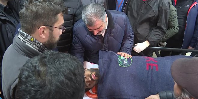 Bakan Koca, 261. saatte çıkarılan Avcı ve Şakiroğlu'nu ziyaret etti