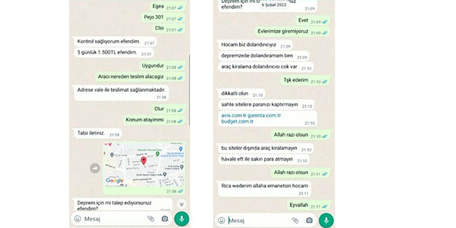 Dolandırıcılar, depremzedeyi 'Biz dolandırıcıyız' diyerek uyardı