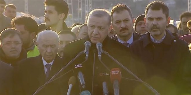 Erdoğan: 200 bin konutun inşası için ilk kazmayı vuracağız