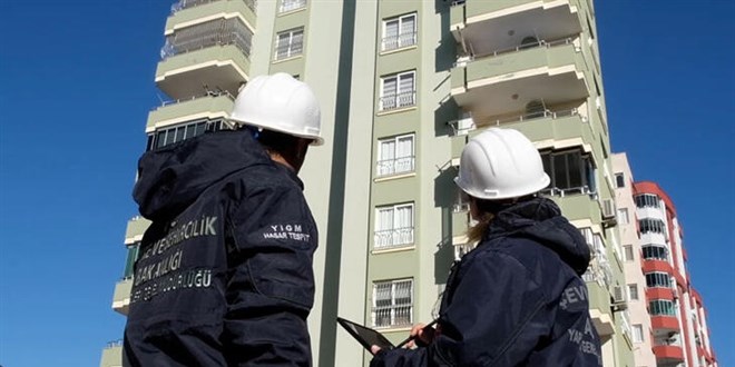 Deprem bölgesinde hasar tespitlerine 1 ay içinde itiraz edilebilecek