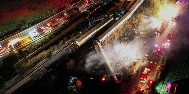 Yunanistan'da tren kazasında ölenlerin sayısı 46'ya yükseldi