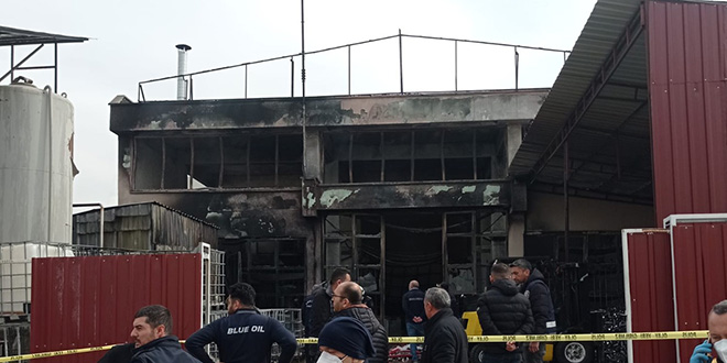 Başkentte kimyasal madde üreten fabrikada yangın: 1 ölü