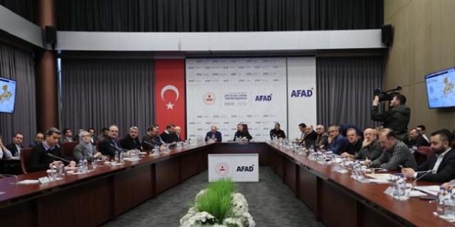 AFAD'da koordinasyon toplantısı yapıldı