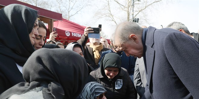 Erdoğan, iş insanı Kemal Coşkun'un cenaze törenine katıldı
