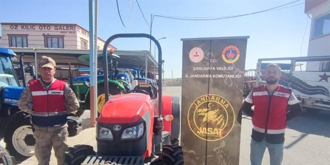 Isparta'da çalınan traktör 3 ayrı ilde satıldı, Şanlıurfa'da bulundu