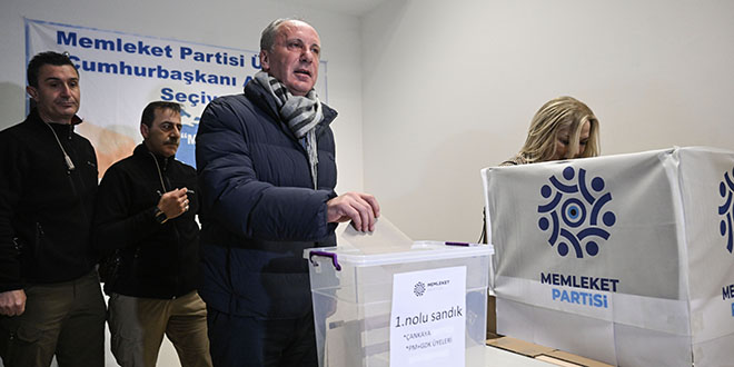 Memleket Partisi'nde Cumhurba�kan� aday�n�n belirlenmesi i�in �n se�im yap�l�yor