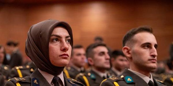 'En Büyük Harbiyeli' Atatürk'ün Kara Harp Okulu'na girişinin 124. yıl dönümü töreni