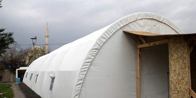 Kahramanmaraş'ta ramazan ayı için çadır mescitler kuruluyor
