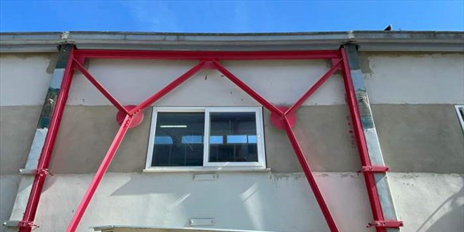 Tekirdağ'da bir fabrika 'hibrit güçlendirme tekniği' ile depreme dayanıklı hale getirildi