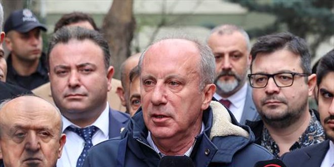 Muharrem İnce, cumhurbaşkanı adaylığı için imza verdi