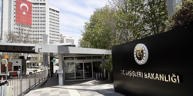 Dışişleri, ABD raporunda Türkiye hakkında asılsız iddialara yer verilmesini kınadı