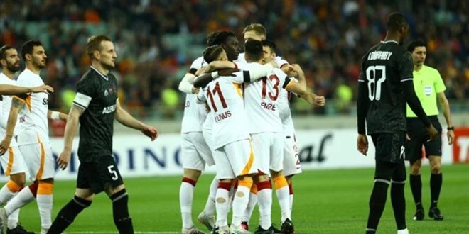 Bakü'de kazanan Galatasaray