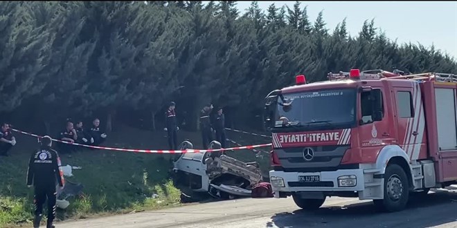 İstanbul'da TEM Otoyolu'ndaki kazada 6 kişi hayatını kaybetti