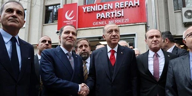 Cumhurbaşkanı Erdoğan'dan, Yeniden Refah Partisi'ne ziyaret
