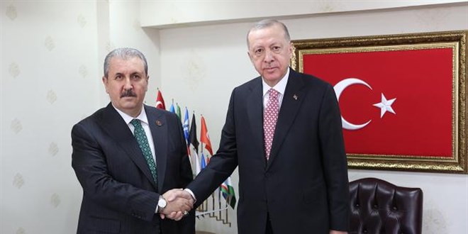 Cumhurbaşkanı Erdoğan, Destici ile bir araya geldi
