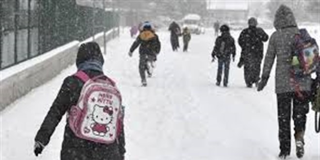 Nevşehir'de kar yağışı nedeniyle eğitime 1 gün ara verildi