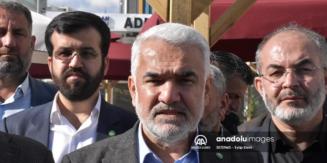 HÜDA PAR Genel Başkanı Yapıcıoğlu, Adıyaman'da depremzedelerle bir araya geldi