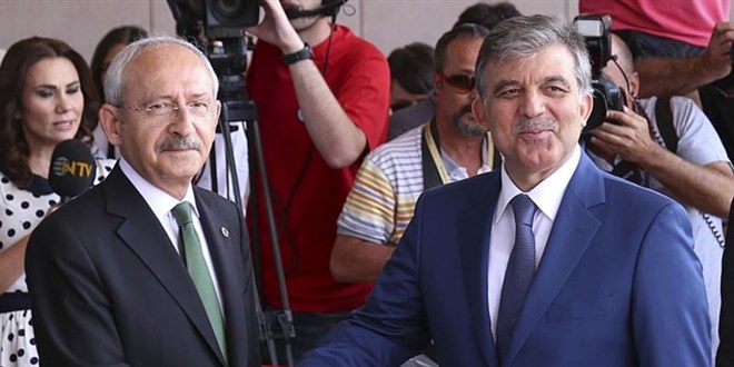 Kılıçdaroğlu Abdullah Gül ile görüşüyor
