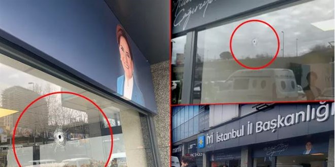 İYİ Parti binasına isabet eden mermi inşaat bekçisinin silahından çıkmış