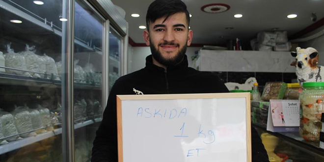 Askıda ekmeğin, yemeğin ardından bir ilk: Askıda et
