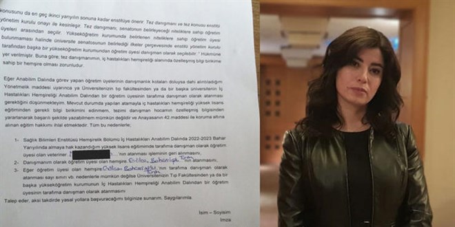 Yüksek lisans öğrencisi hemşireye 'veteriner danışman' atandı