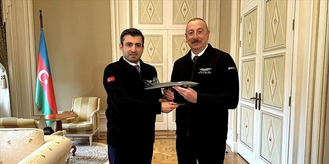 Selçuk Bayraktar'dan Azerbaycan Cumhurbaşkanı İlham Aliyev'e ziyaret