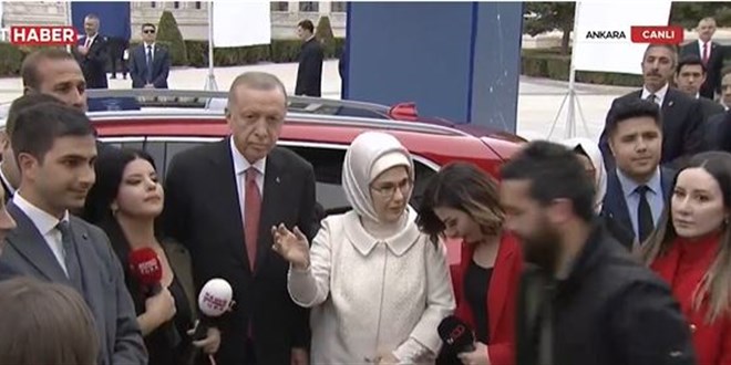 Togg'da ilk teslimat Cumhurbaşkanı Erdoğan'a