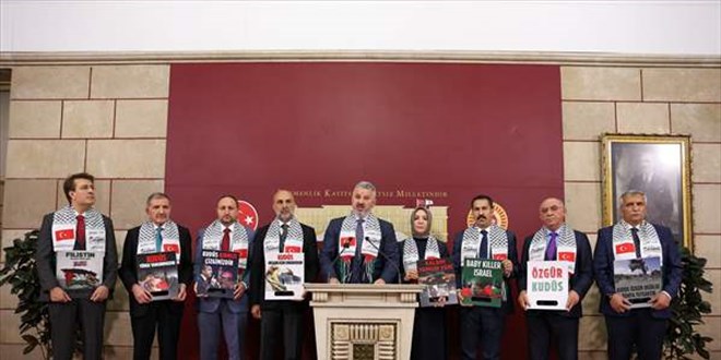 AK Parti milletvekilleri İsrail güçlerinin Mescid-i Aksa'ya baskınını kınadı