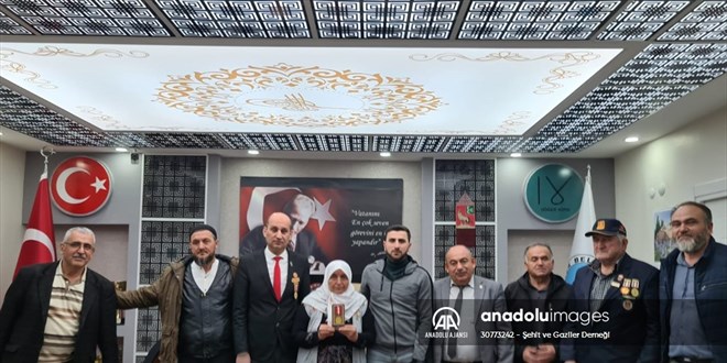 Afyonkarahisar'da bir kişiye vefatından 14 yıl sonra gazilik unvanı verildi
