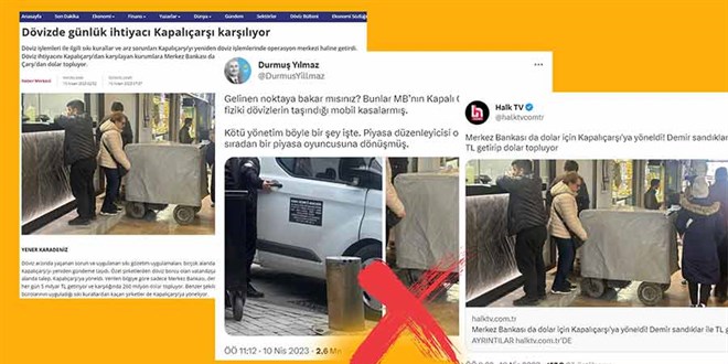Merkez Bankası Kapalıçarşı'dan döviz topluyor haberi 'yalan' çıktı