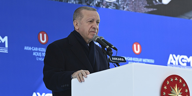 Erdoğan: Büyük Türkiye'nin inşası için kolları sıvama vaktidir
