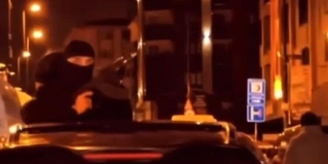 İstanbul sokaklarında lüks araçlar, maskeli şüpheliler, uzun namlulu silahlar