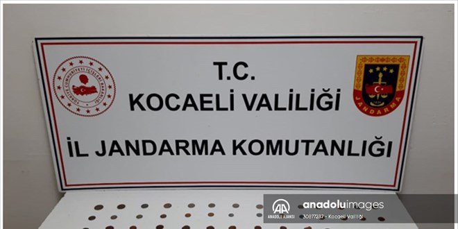 Kocaeli'de şüphelenilen kişinin üzerinde 82 sikke bulundu