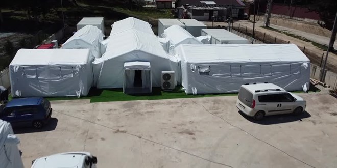 Depremden sonra nüfusu katlanan Yayladağı'nda sahra hastanesiyle hizmet kapasitesi artacak