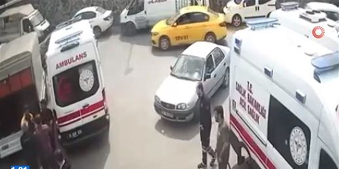 Sağlıkçılara levyeli saldırı