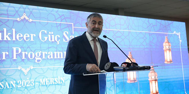 Bakan Nebati: İlk elektrik üretiminin 2024 yılında yapılmasını hedefliyoruz