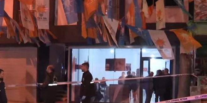 AK Parti seçim bürosuna silahlı saldırı
