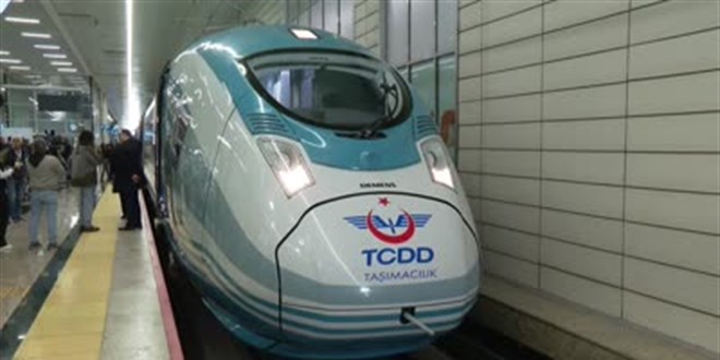 Ankara-Sivas Hızlı Tren Hattı'nda 2 saat süren seyahat 2 dakikalık videoda