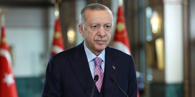 Cumhurbakan Erdoan'dan yurt dnda yaayan vatandalara ynelik paylam