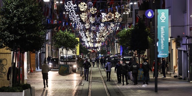 1 Mays dolaysyla kapatlan stiklal Caddesi ald