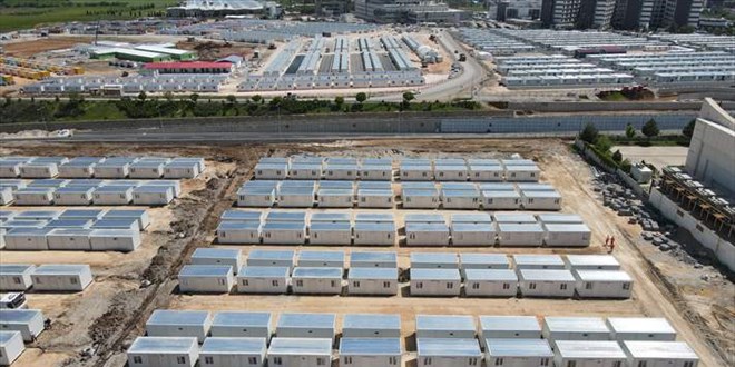 Adyaman'da 1342 ailenin kalaca konteyner kent oluturuluyor