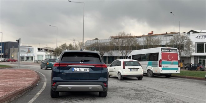 Türkiye'nin yerli otomobili Togg Konya caddelerinde