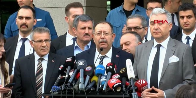 YSK Başkanı: Saat 18.30 itibarıyla yayın yasağı kalktı