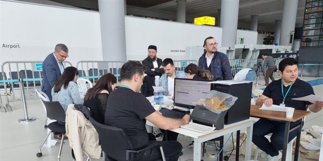 İstanbul Havalimanı'nda seçim sonuçları belli oldu