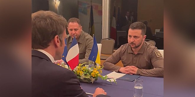 Macron ve Zelenskiy, Hiroşima'da görüştü